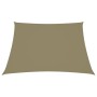 Toldo de vela rectangular tela Oxford beige 2,5x3 m de vidaXL, Sombrillas - Ref: Foro24-135150, Precio: 29,04 €, Descuento: %