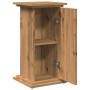 Pedestal expositor con almacenaje roble artisan 31x30x60 cm de , Soportes para macetas - Ref: Foro24-854624, Precio: 54,91 €,...