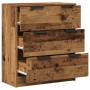 Aparador de madera de ingeniería envejecida 60x30x70 cm de , Aparadores - Ref: Foro24-856834, Precio: 76,31 €, Descuento: %