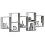 Estante de pared madera ingeniería gris hormigón 159x18x65 cm de , Estantes y estanterías - Ref: Foro24-853212, Precio: 55,95...