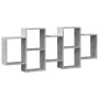 Estante de pared madera ingeniería gris hormigón 159x18x65 cm de , Estantes y estanterías - Ref: Foro24-853212, Precio: 55,95...