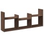 Mueble de pared madera de ingeniería marrón roble 100x18x40 cm de , Estantes y estanterías - Ref: Foro24-854802, Precio: 30,7...