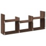 Mueble de pared madera de ingeniería marrón roble 100x18x40 cm de , Estantes y estanterías - Ref: Foro24-854802, Precio: 30,7...