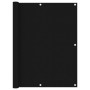 Toldo para balcón tela oxford negro 120x400 cm de vidaXL, Sombrillas - Ref: Foro24-135065, Precio: 23,95 €, Descuento: %
