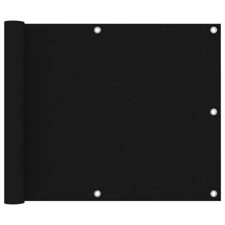Toldo para balcón de tela oxford negro 75x600 cm de vidaXL, Sombrillas - Ref: Foro24-135059, Precio: 25,74 €, Descuento: %