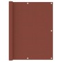 Toldo para balcón de tela oxford terracota 120x600 cm de vidaXL, Sombrillas - Ref: Foro24-134983, Precio: 28,79 €, Descuento: %