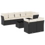 Set de sofás de jardín 8 piezas y cojines ratán sintético negro de , Conjuntos de jardín - Ref: Foro24-3249755, Precio: 565,3...