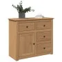 Aparador con cajones Panama madera maciza pino 93x40x80 cm de , Aparadores - Ref: Foro24-4016384, Precio: 165,04 €, Descuento: %