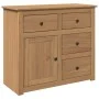 Aparador con cajones Panama madera maciza pino 93x40x80 cm de , Aparadores - Ref: Foro24-4016384, Precio: 165,04 €, Descuento: %