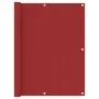 Toldo para balcón tela oxford rojo 120x400 cm de vidaXL, Sombrillas - Ref: Foro24-135041, Precio: 27,42 €, Descuento: %