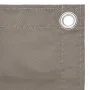 Toldo para balcón de tela oxford gris taupé 120x400 cm de vidaXL, Sombrillas - Ref: Foro24-134993, Precio: 26,15 €, Descuento: %