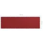 Toldo para balcón tela oxford rojo 120x400 cm de vidaXL, Sombrillas - Ref: Foro24-135041, Precio: 27,42 €, Descuento: %