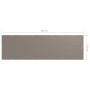 Toldo para balcón de tela oxford gris taupé 120x400 cm de vidaXL, Sombrillas - Ref: Foro24-134993, Precio: 29,23 €, Descuento: %