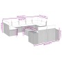 Set de sofás de jardín 10 pzas cojines ratán sintético negro de , Conjuntos de jardín - Ref: Foro24-3257925, Precio: 607,37 €...