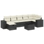 Set de sofás de jardín 8 piezas y cojines ratán sintético negro de , Conjuntos de jardín - Ref: Foro24-3264442, Precio: 446,8...