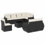 Set de sofás de jardín 8 piezas y cojines ratán sintético negro de , Conjuntos de jardín - Ref: Foro24-3253983, Precio: 601,2...
