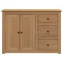 Aparador con cajones Panama madera maciza pino 112x40x80 cm de , Aparadores - Ref: Foro24-4016385, Precio: 177,82 €, Descuent...