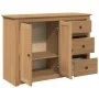 Aparador con cajones Panama madera maciza pino 112x40x80 cm de , Aparadores - Ref: Foro24-4016385, Precio: 177,82 €, Descuent...