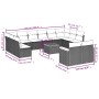 Set de sofás de jardín y cojines 13 pzas ratán sintético negro de , Conjuntos de jardín - Ref: Foro24-3258850, Precio: 777,13...