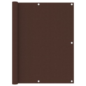 Toldo para balcón tela oxford marrón 120x400 cm de vidaXL, Sombrillas - Ref: Foro24-135077, Precio: 24,70 €, Descuento: %