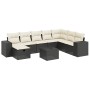 Set de sofás de jardín 8 piezas y cojines ratán sintético negro de , Conjuntos de jardín - Ref: Foro24-3264522, Precio: 501,9...