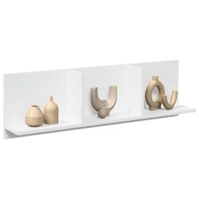 Mueble de pared madera de ingeniería blanco 100x16,5x30 cm de , Estantes y estanterías - Ref: Foro24-854859, Precio: 26,67 €,...