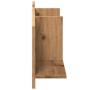 Mueble de pared madera ingeniería roble artisian 100x16,5x30 cm de , Estantes y estanterías - Ref: Foro24-854867, Precio: 32,...