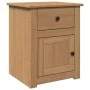 Mesita de noche Panama madera maciza de pino 46x40x57 cm de , Mesitas de noche - Ref: Foro24-4016383, Precio: 76,35 €, Descue...