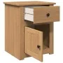 Mesita de noche Panama madera maciza de pino 46x40x57 cm de , Mesitas de noche - Ref: Foro24-4016383, Precio: 76,35 €, Descue...