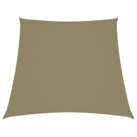 Trapezoidal sail awning beige oxford fabric 4/5x4 m by vidaXL, Umbrellas - Ref: Foro24-135189, Price: 68,80 €, Discount: %