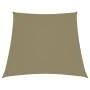 Toldo de vela trapezoidal tela oxford beige 4/5x4 m de vidaXL, Sombrillas - Ref: Foro24-135189, Precio: 68,80 €, Descuento: %