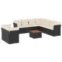 Set de sofás de jardín 11 pzas y cojines ratán sintético negro de , Conjuntos de jardín - Ref: Foro24-3256042, Precio: 611,12...
