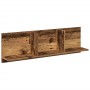 Mueble de pared madera de ingeniería envejecida 100x16,5x30 cm de , Estantes y estanterías - Ref: Foro24-854866, Precio: 32,1...