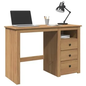 Escritorio Panama madera maciza de pino 112x45x75 cm de , Escritorios - Ref: Foro24-4016389, Precio: 136,32 €, Descuento: %
