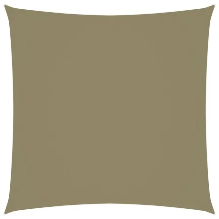 Toldo de vela cuadrado tela Oxford beige 2,5x2,5 m de vidaXL, Sombrillas - Ref: Foro24-135136, Precio: 29,12 €, Descuento: %
