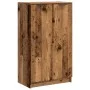 Mueble zapatero madera de ingeniería envejecida 59x35x100,5 cm de , Armarios y almacenamiento - Ref: Foro24-856993, Precio: 1...