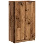 Mueble zapatero madera de ingeniería envejecida 59x35x100,5 cm de , Armarios y almacenamiento - Ref: Foro24-856993, Precio: 1...