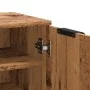 Mueble zapatero madera de ingeniería envejecida 59x35x100,5 cm de , Armarios y almacenamiento - Ref: Foro24-856993, Precio: 1...