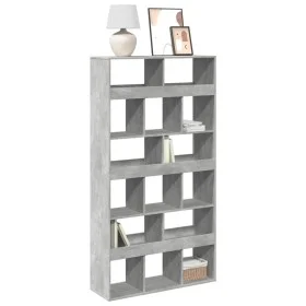 Estantería madera de ingeniería gris hormigón 100x33x187,5 cm de , Librerías y estanterías - Ref: Foro24-3309378, Precio: 159...