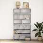 Estantería madera de ingeniería gris hormigón 100x33x187,5 cm de , Librerías y estanterías - Ref: Foro24-3309378, Precio: 150...