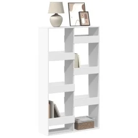 Estantería de madera de ingeniería blanca 100x33x175 cm de , Librerías y estanterías - Ref: Foro24-3309402, Precio: 107,31 €,...