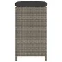 Taburetes altos de bar de jardín cojines 4 uds ratán PE gris de , Sillas de jardín - Ref: Foro24-368690, Precio: 257,16 €, De...