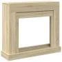 Borde de chimenea madera ingeniería roble Sonoma 100x30x87,5 cm de , Accesorios para hornos de leña y chimeneas - Ref: Foro24...