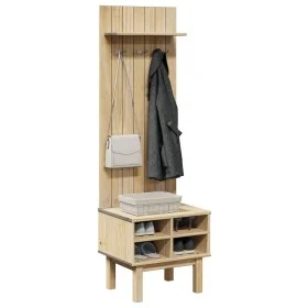 Mueble de recibidor OTTA madera maciza de pino 50x40x160 cm de , Armarios roperos - Ref: Foro24-4013463, Precio: 97,74 €, Des...