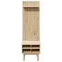Mueble de recibidor OTTA madera maciza de pino 50x40x160 cm de , Armarios roperos - Ref: Foro24-4013463, Precio: 97,74 €, Des...