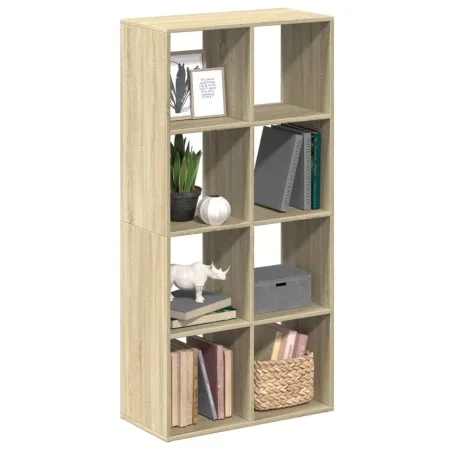 Librería divisor madera ingeniería roble Sonoma 69,5x29x137,5cm de , Librerías y estanterías - Ref: Foro24-858023, Precio: 72...