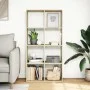 Librería divisor madera ingeniería roble Sonoma 69,5x29x137,5cm de , Librerías y estanterías - Ref: Foro24-858023, Precio: 72...