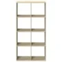 Librería divisor madera ingeniería roble Sonoma 69,5x29x137,5cm de , Librerías y estanterías - Ref: Foro24-858023, Precio: 72...