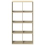 Librería divisor madera ingeniería roble Sonoma 69,5x29x137,5cm de , Librerías y estanterías - Ref: Foro24-858023, Precio: 73...