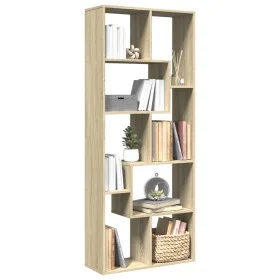 Librería divisora madera ingeniería roble Sonoma 67x25x161,5 cm de , Librerías y estanterías - Ref: Foro24-858077, Precio: 80...